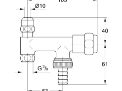Grohe Ersatzteile Küchenarmatur|Zubehör Für Küchenarmatur<WAS® Ventil Eckfix DN 10