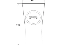 Clearance Grohe Wassergläser Blue 6 Stück