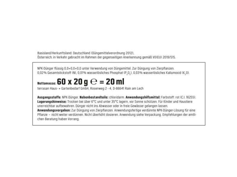 GROW by OBI Orchideen-Vitalkur, 20 ml< Töpfe
