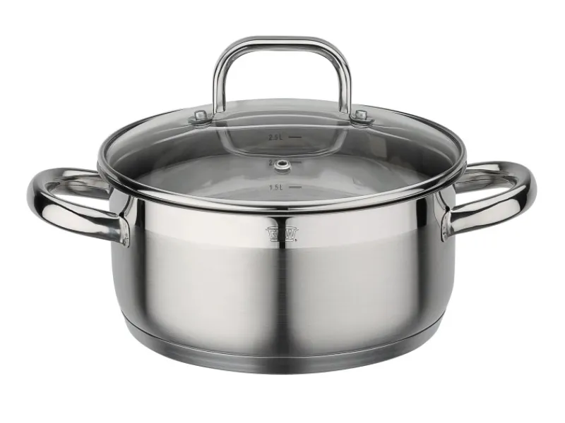GSW Pfannen<Bratentopf FOGO mit Glasdeckel 20Cm
