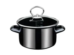Sale GSW Bratentopf Profi Black Star mit Glasdeckel 16Cm