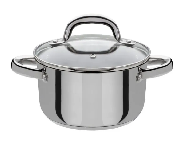 GSW Pfannen<Fleischtopf Montreal mit Glasdeckel 16Cm
