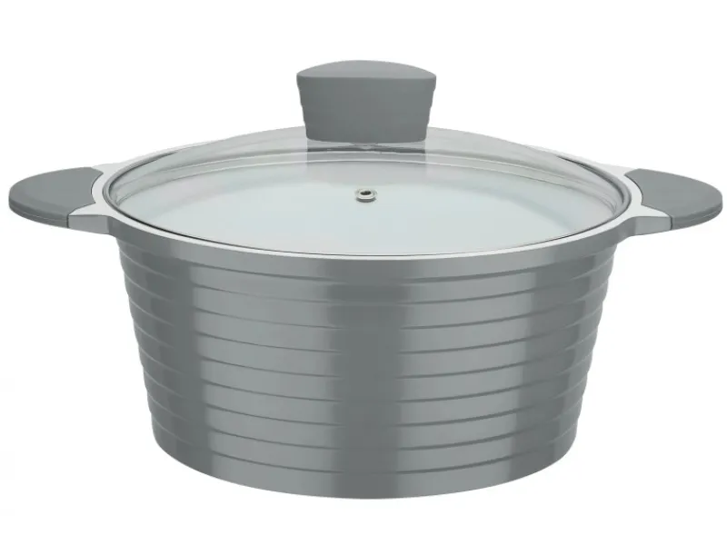 GSW Kochtopf mit Deckel Bolero Grey 20Cm< Pfannen