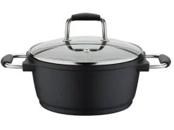 New GSW Kochtopf SCALA mit Glasdeckel 16Cm