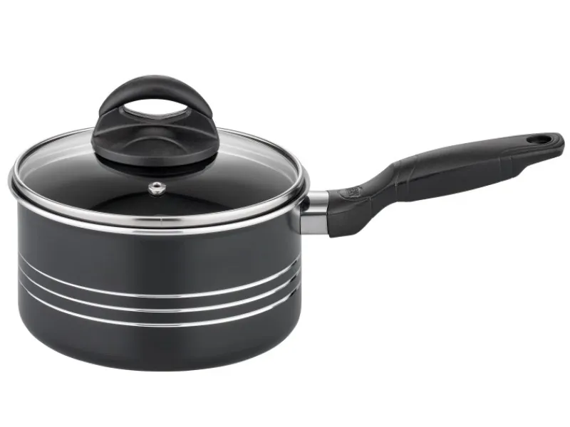 GSW Kochtopf Set Milano Nero 16 Teillig< Pfannen