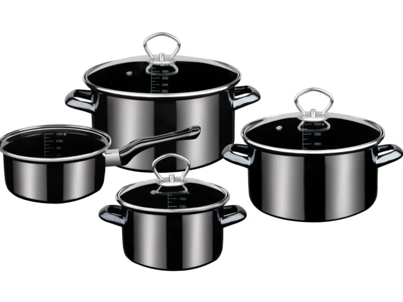Sale GSW Kochtopf Set Profi Black Star 7 Teillig