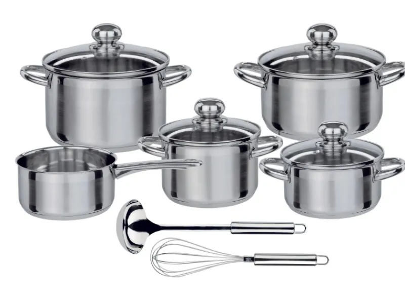 GSW Pfannen<Kochtopf Set Silver Star 11 Teilig