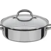 GSW Servierpfanne Montreal mit Glasdeckel 24Cm< Pfannen
