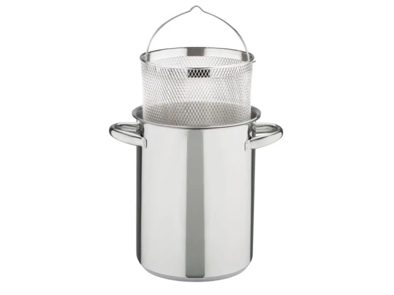 GSW Spargeltopf mit Glasdeckel und Einsatz 16Cm< Pfannen