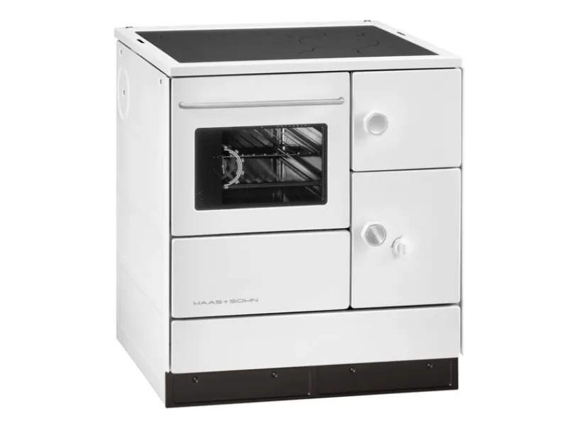 Haas+Sohn Herde<Küchenofen Weiß 7,5 kW