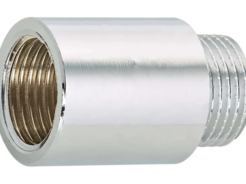 Hahnverlängerung 18,6 mm (Rp 1/2) x 21 mm (R 1/2) Messing Verchromt 30 mm< Zubehör Für Küchenarmatur