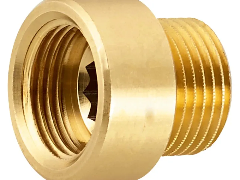 Hahnverlängerung 14,9 mm (Rp 3/8) x 16,7 mm (R 3/8) Messing 10 mm< Zubehör Für Küchenarmatur