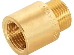 Sale Hahnverlängerung 14,9 mm (Rp 3/8) x 16,7 mm (R 3/8) Messing 20 mm