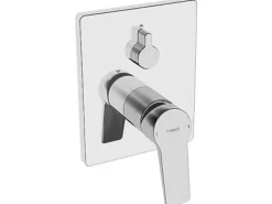 Hansa Ersatzteile Küchenarmatur<Einhand-Wannen-Funktionseinheit mit Sicherungseinrichtung TWIST Rosette eckig in Chrom