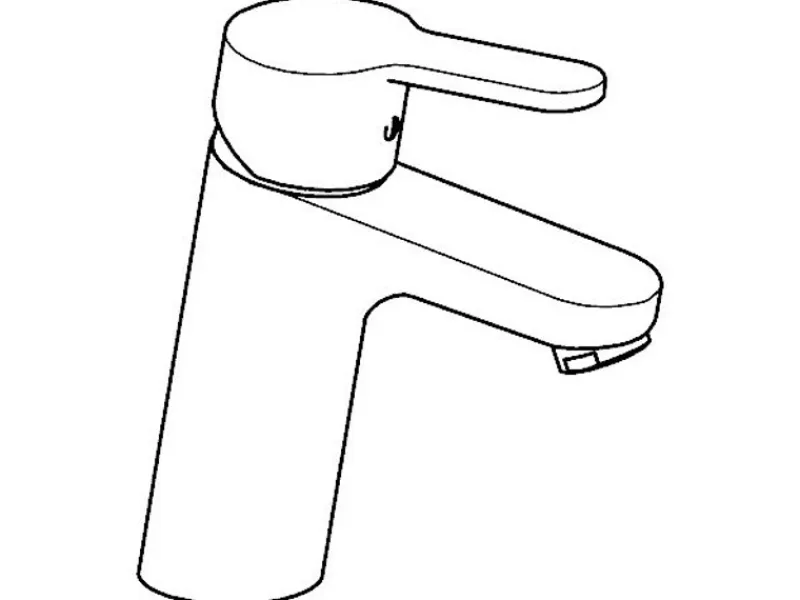 Hansa Waschtisch-Einhand-Einlochbatterie PRIMO XL in Chrom< Einhebelmischer