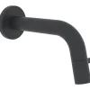 Hansa Einhebelmischer<Waschtisch-Wandarmatur 10,7 cm NOVA in Schwarz-Matt