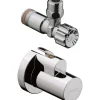 Hansgrohe Eckventil mit Schuber Abgang G 3/8 Brushed Nickel< Ersatzteile Küchenarmatur|Zubehör Für Küchenarmatur
