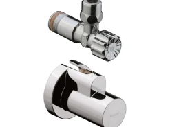 Hansgrohe Eckventil mit Schuber Abgang G 3/8 Brushed Nickel< Ersatzteile Küchenarmatur|Zubehör Für Küchenarmatur
