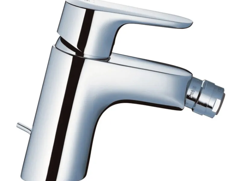 Hansgrohe Einhebelmischer<Einhebel-Bidetmischer Ecos 50 mit Zugstangen-Ablaufgarnitur Chrom