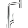 Hansgrohe Einhebel-Küchenmischer Metris Select 320 mit Ausziehauslauf Chrom< Einhebelmischer