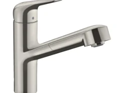 Discount Hansgrohe Einhebel-Küchenmischer mit Ausziehauslauf M427-H150 Edelstahl Finish