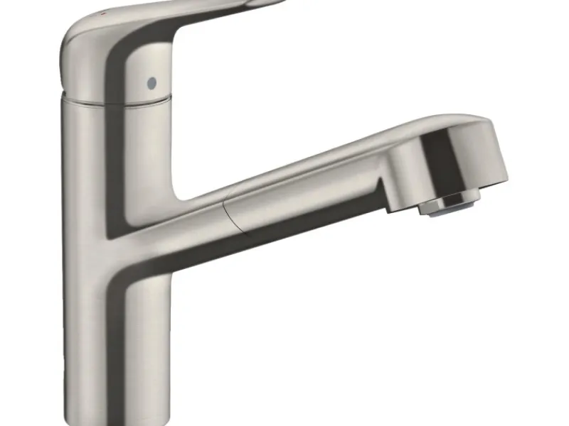 Discount Hansgrohe Einhebel-Küchenmischer mit Ausziehauslauf M427-H150 Edelstahl Finish