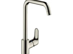 Hansgrohe Einhebelmischer<Einhebel-Küchenmischer Focus 260 mit Schwenkauslauf Edelstahl Finish