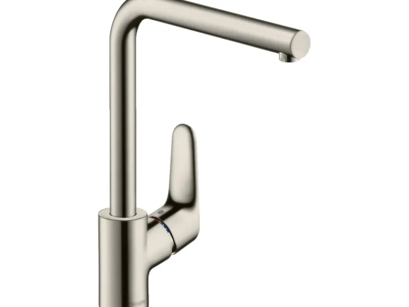 Hansgrohe Einhebelmischer<Einhebel-Küchenmischer Focus 280 mit Schwenkauslauf Edelstahl Finish