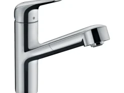 Hansgrohe Einhebelmischer|Töpfe<Einhebel-Küchenmischer mit Ausziehauslauf M427-H150 Chrom
