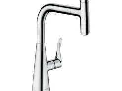Discount Hansgrohe Einhebel-Küchenmischer Metris Select 240 mit Ausziehauslauf Chrom