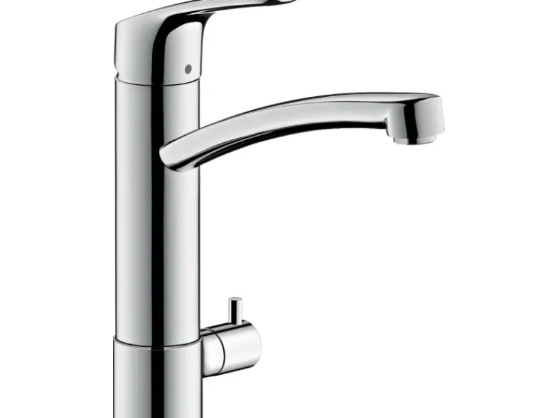 Hansgrohe Einhebelmischer<Einhebel-Küchenmischer Focus 200 mit Geräteabstellventil Chrom