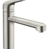Hansgrohe Einhebelmischer<Einhebel-Küchenmischer M421-H120 Edelstahl Finish
