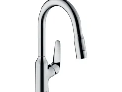 Sale Hansgrohe Einhebel-Küchenmischer mit Ausziehbrause M429-H180 Chrom