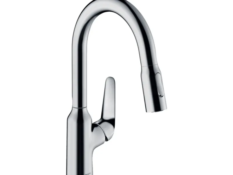 Sale Hansgrohe Einhebel-Küchenmischer mit Ausziehbrause M429-H180 Chrom