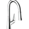 Hansgrohe Einhebelmischer<Einhebel-Küchenmischer mit Ausziehbrause M5116-H160 Chrom