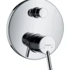 Hansgrohe Einhebel-Wannenarmatur Talis S Unterputz m Sicherungskombination Chrom< Einhebelmischer