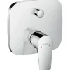 Hansgrohe Einhebelmischer<Einhebel-Wannenarmatur Talis E Unterputz m Sicherungskombination Chrom