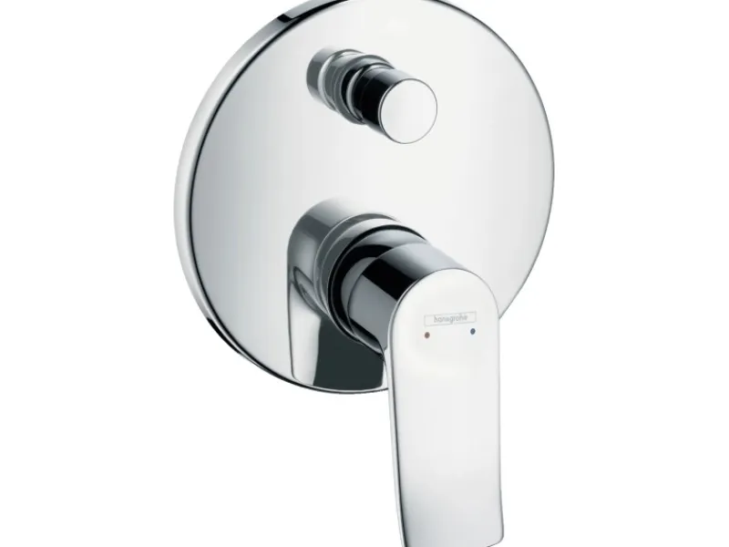 Hansgrohe Einhebelmischer<Einhebel-Wannenmischer Metris Unterputz Chrom