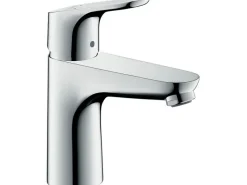 Hansgrohe Einhebel-Waschbeckenarmatur Focus 100 mm mit Zugstangen-Ablaufg. Chrom< Einhebelmischer