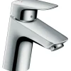 Hansgrohe Einhebel-Waschbeckenarmatur Logis 70 mm mit Push-Open Ablaufgarnitur< Einhebelmischer