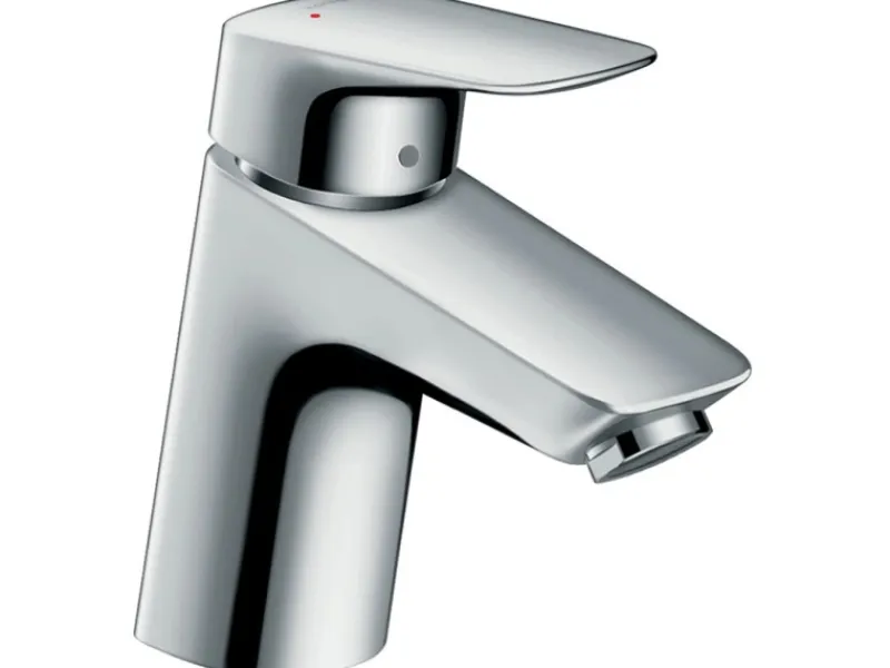 New Hansgrohe Einhebel-Waschbeckenarmatur Logis 70 mm mit Zugstangen-Ablaufg. Chrom