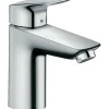 Hansgrohe Einhebel-Waschtischarmatur Logis 100 mit Metall Zugstangen-Ablaufgar.< Einhebelmischer