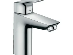 Hansgrohe Einhebel-Waschtischarmatur Logis 100 mit Metall Zugstangen-Ablaufgar.< Einhebelmischer