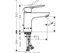 Hot Hansgrohe Einhebel-Waschtischmischer Logis E 100 CoolStart Chrom