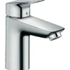Hansgrohe Einhebelmischer<Einhebel-Waschtischarmatur Logis 100 m. Push-Open Ablaufgarnitur Chrom