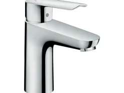 Hansgrohe Einhebelmischer<Einhebel-Waschtischarmatur Logis E 100 mm Chrom mit Zugstangen-Ablauf