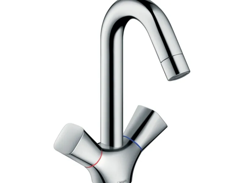 Hansgrohe 2-Griff Waschtischarmatur Logis 150 ohne Ablaufgarnitur Chrom< Zweigriffarmatur