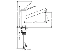 Online Hansgrohe Küchenarmatur Zesis M33 Einhebelmischer 150 1jet Schwarz Matt Mattschwarz