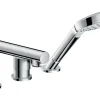 Hansgrohe 3-Loch Einhebel-Wannenrandarmatur Talis S mit Secuflex Chrom< Einhebelmischer