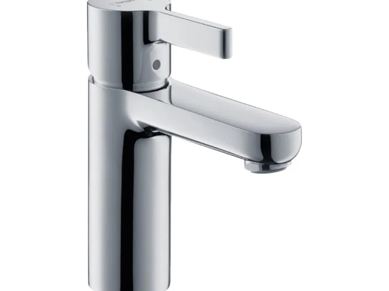 Hansgrohe Metris S Einhebel-Waschtischmischer 100 Zugstangen-Ablaufgarnitur Chr.< Einhebelmischer